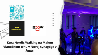 Kurz Nordic Walking na Malom trhu v Novej synagóge v Žiline.