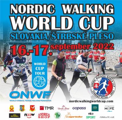 Sme hrd partner Svetovho pohra Nordic Walking (Nordic Walking World Cup)na trbskom Plese 2022