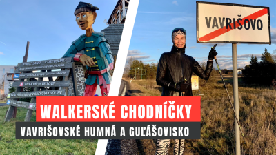 Trasa na Nordic Walking vo Vavrišove - humná smer guľášovisko