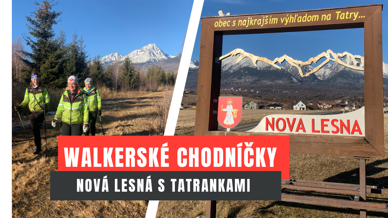 Trasa na Nordic Walking v Novej Lesnej - malý okruh