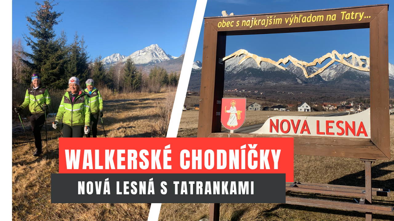 Trasa na Nordic Walking v Novej Lesnej - mal okruh