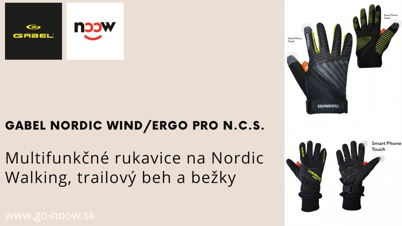 Rukavice na nordic walking, trailov beh a beky Gabel