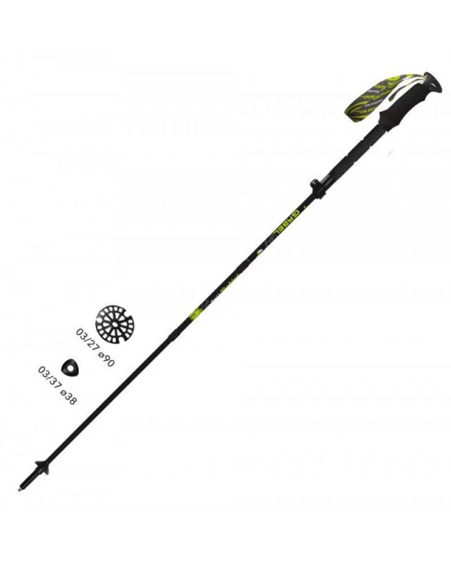 gabel fr-5 fl lite xtl-vestrann skladacie palice pre rzne outdoorov aktivity 120-140cm